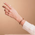 Terra | 925 Sterling Silber | Galaxie Glaskiesel Armband